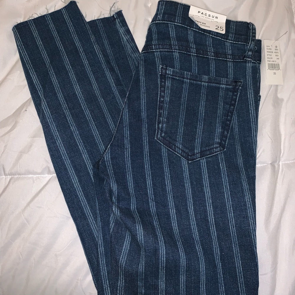 Brand New Striped PacSun Jeggings